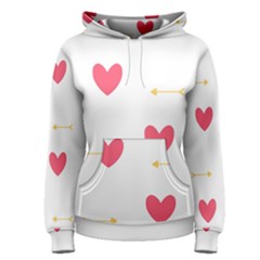 Hearts-36 Women s Pullover Hoodie by nateshop