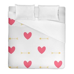 Hearts-36 Duvet Cover (full/ Double Size) by nateshop