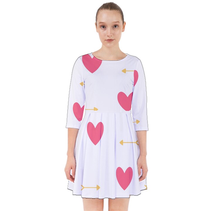 Hearts-36 Smock Dress