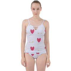 Hearts-36 Cut Out Top Tankini Set by nateshop