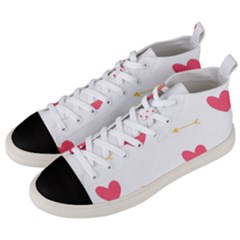 Hearts-36 Men s Mid-top Canvas Sneakers