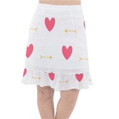 Hearts-36 Fishtail Chiffon Skirt by nateshop