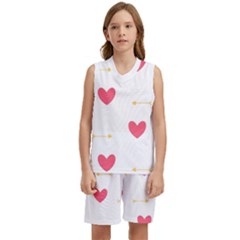 Hearts-36 Kids  Basketball Mesh Set