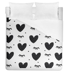 Hearts-57 Duvet Cover (queen Size)