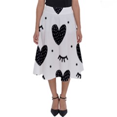 Hearts-57 Perfect Length Midi Skirt by nateshop