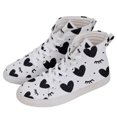 Hearts-57 Men s Hi-top Skate Sneakers by nateshop