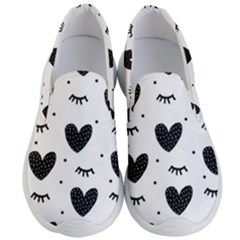 Hearts-57 Men s Lightweight Slip Ons by nateshop