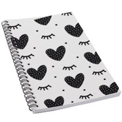 Hearts-57 5 5  X 8 5  Notebook by nateshop