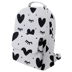 Hearts-57 Flap Pocket Backpack (small) by nateshop