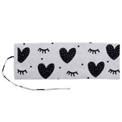 Hearts-57 Roll Up Canvas Pencil Holder (m) by nateshop