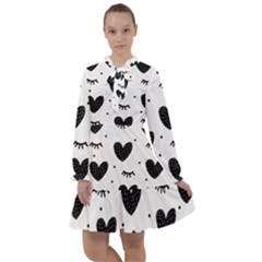 Hearts-57 All Frills Chiffon Dress by nateshop