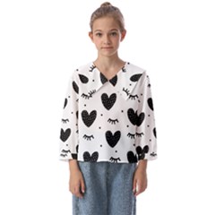 Hearts-57 Kids  Sailor Shirt by nateshop