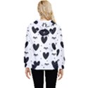 Hearts-57 Women s Lightweight Drawstring Hoodie View4