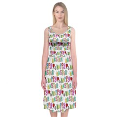 Holidays Midi Sleeveless Dress by nateshop