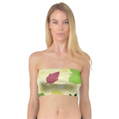 Leaves-140 Bandeau Top by nateshop