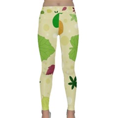 Leaves-140 Classic Yoga Leggings by nateshop