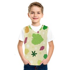 Leaves-140 Kids  Basketball Tank Top