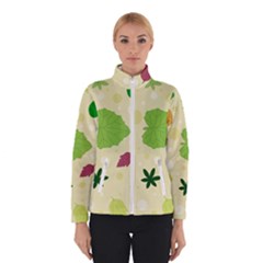 Leaves-140 Women s Bomber Jacket by nateshop