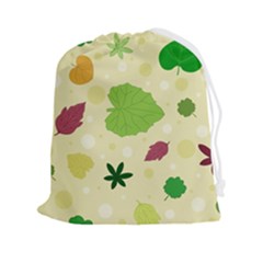 Leaves-140 Drawstring Pouch (2xl) by nateshop