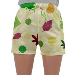 Leaves-140 Sleepwear Shorts by nateshop