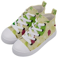 Leaves-140 Kids  Mid-top Canvas Sneakers by nateshop