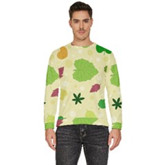 Leaves-140 Men s Fleece Sweatshirt by nateshop