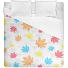 Leaves-141 Duvet Cover (king Size) by nateshop