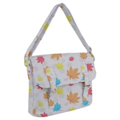 Leaves-141 Buckle Messenger Bag by nateshop