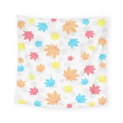 Leaves-141 Square Tapestry (small) by nateshop