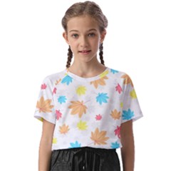 Leaves-141 Kids  Basic Tee by nateshop