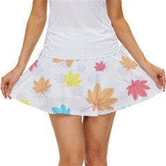 Leaves-141 Women s Skort by nateshop