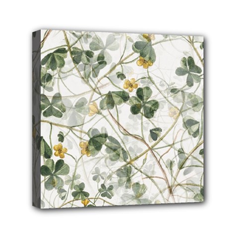 Leaves-142 Mini Canvas 6  X 6  (stretched) by nateshop