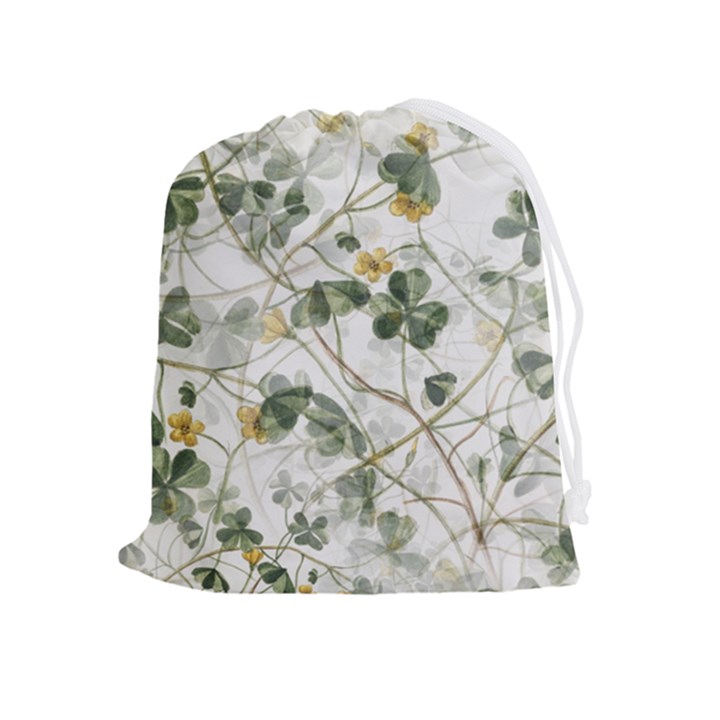 Leaves-142 Drawstring Pouch (XL)