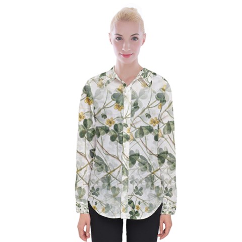 Leaves-142 Womens Long Sleeve Shirt by nateshop