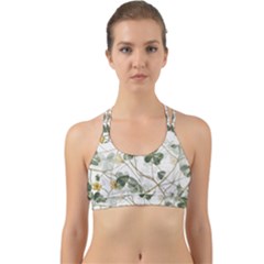 Leaves-142 Back Web Sports Bra by nateshop