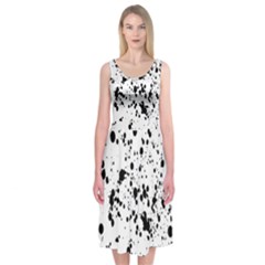 Paint-21 Midi Sleeveless Dress by nateshop