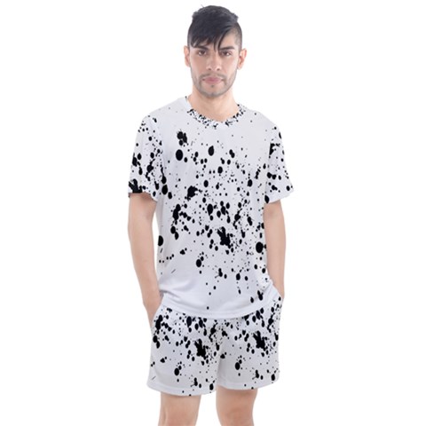 Paint-21 Men s Mesh Tee And Shorts Set by nateshop