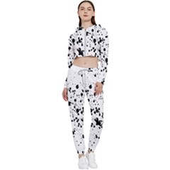 Paint-21 Cropped Zip Up Lounge Set by nateshop