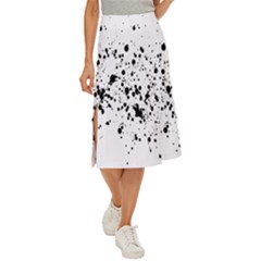 Paint-21 Midi Panel Skirt by nateshop