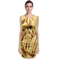 Pasta-79 Sleeveless Velvet Midi Dress by nateshop