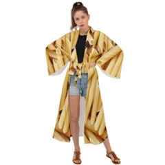 Pasta-79 Maxi Kimono by nateshop