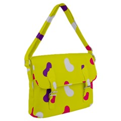 Pattern-yellow - 1 Buckle Messenger Bag by nateshop