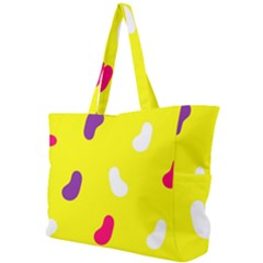 Pattern-yellow - 1 Simple Shoulder Bag by nateshop