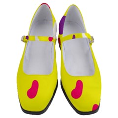 Pattern-yellow - 1 Women s Mary Jane Shoes by nateshop