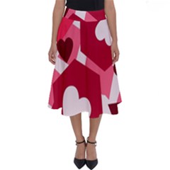 Pink-17 Perfect Length Midi Skirt