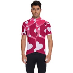 Pink-17 Men s Short Sleeve Cycling Jersey