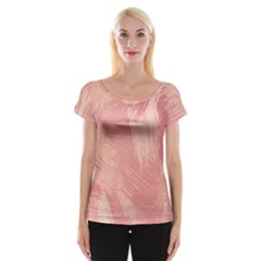 Pink-66 Cap Sleeve Top by nateshop