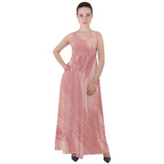 Pink-66 Empire Waist Velour Maxi Dress by nateshop