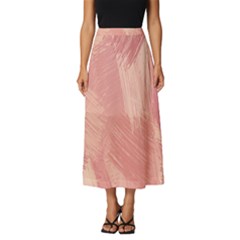 Pink-66 Classic Midi Chiffon Skirt by nateshop