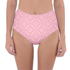 Pink-75 Reversible High-waist Bikini Bottoms by nateshop